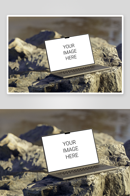 笔记本电脑样机mockup分层素材-众图网