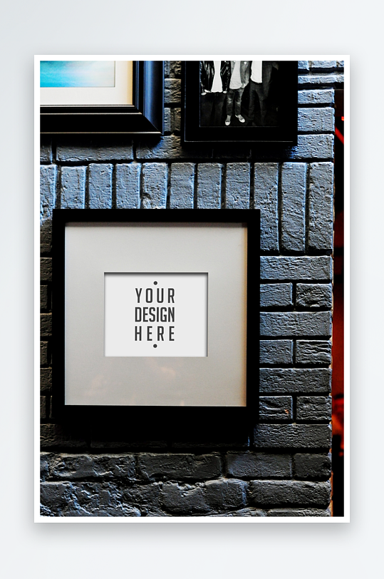 画框广告样机mockup分层素材-众图网