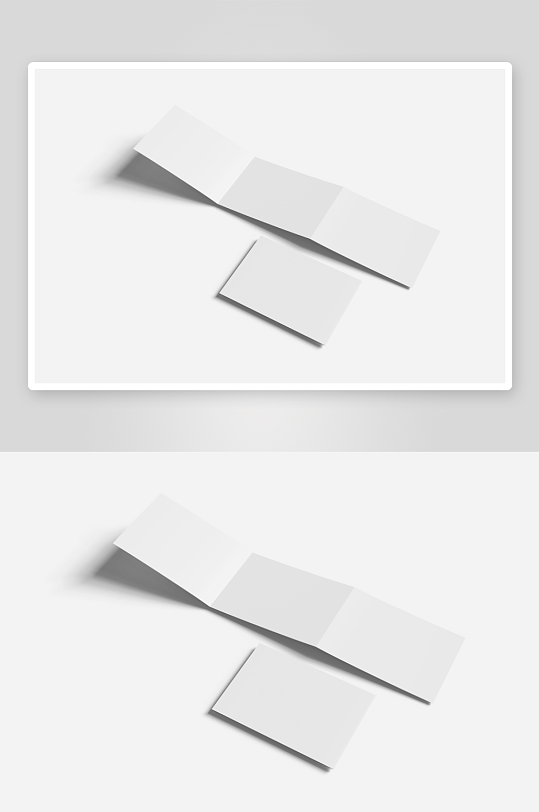 书本宣传单折页样机mockup分层素材-众图网