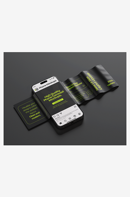 手机样机mockup分层素材-众图网