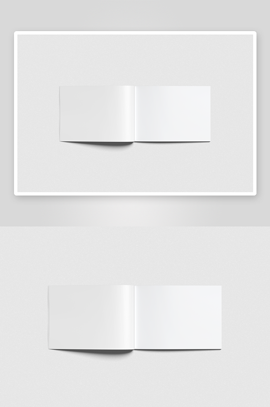 书本宣传单折页样机mockup分层素材-众图网