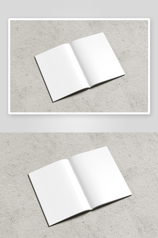 书本宣传单折页样机mockup分层素材-众图网