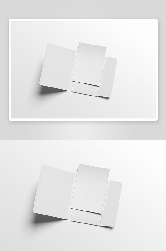 传单折页样机mockup分层素材-众图网