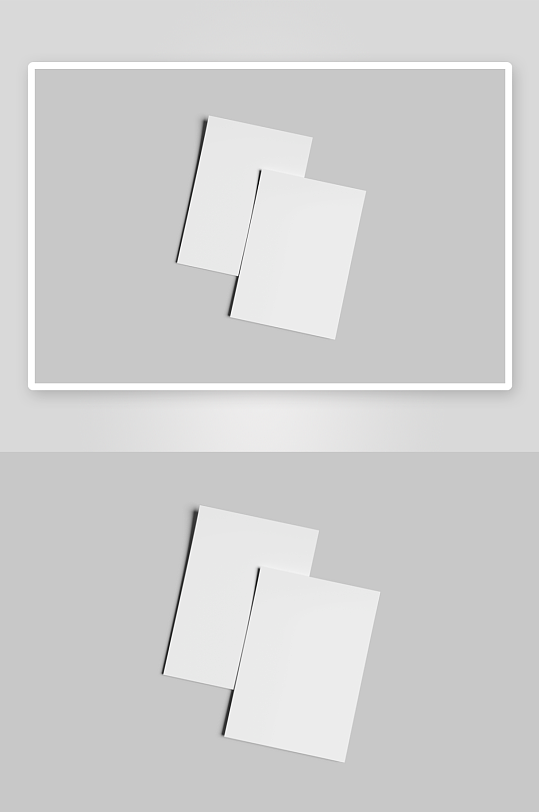 传单折页样机mockup分层素材-众图网