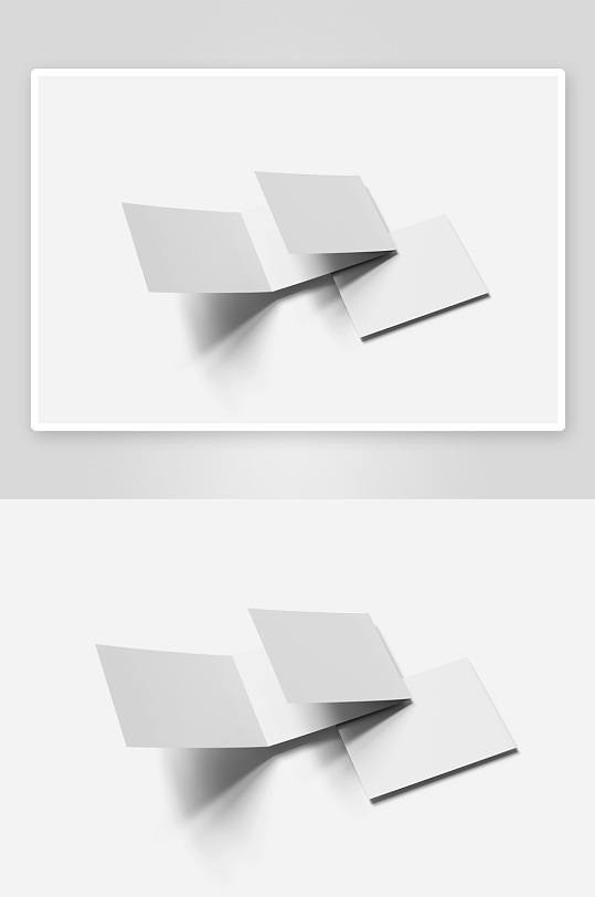 传单折页样机mockup分层素材-众图网