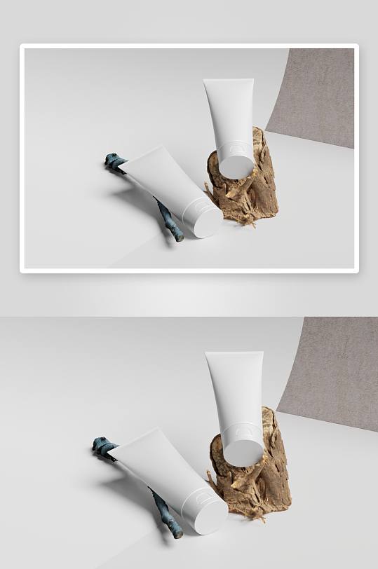 护手霜样机mockup分层素材-众图网