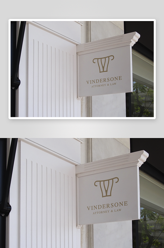 商店招牌样机mockup分层素材-众图网