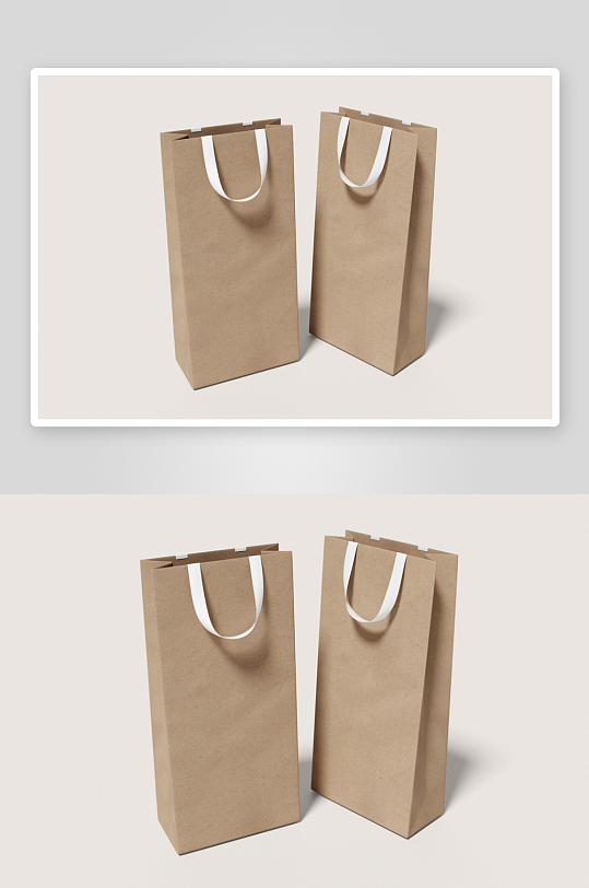 手提袋样机mockup分层素材-众图网