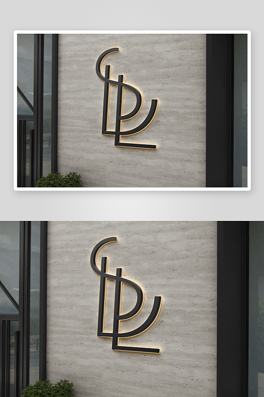 商店图标标志样机mockup分层素材-众图网