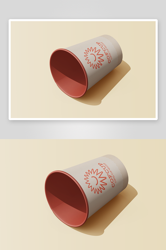 咖啡杯样机mockup分层素材-众图网