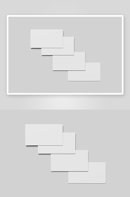 名片卡片样机mockup分层素材-众图网