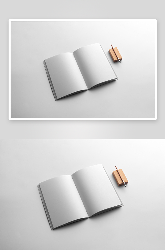 宣传折页样机mockup分层素材-众图网