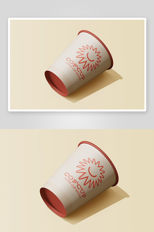 咖啡杯样机mockup分层素材-众图网