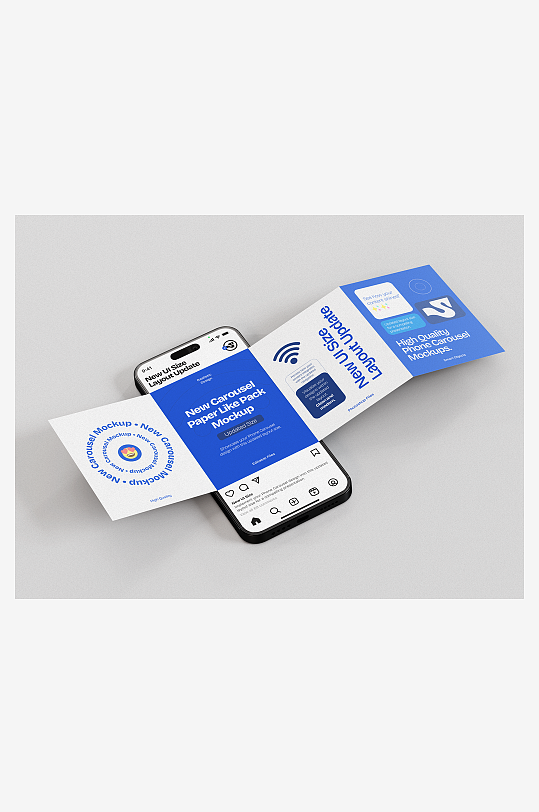 手机样机mockup分层素材-众图网