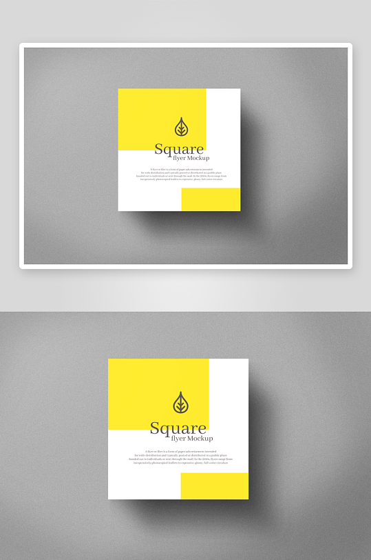 传单样机mockup分层素材-众图网