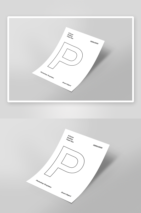 广告传单样机mockup分层素材-众图网