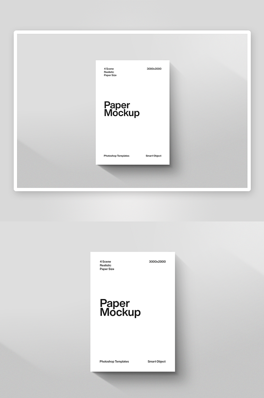 广告传单样机mockup分层素材-众图网