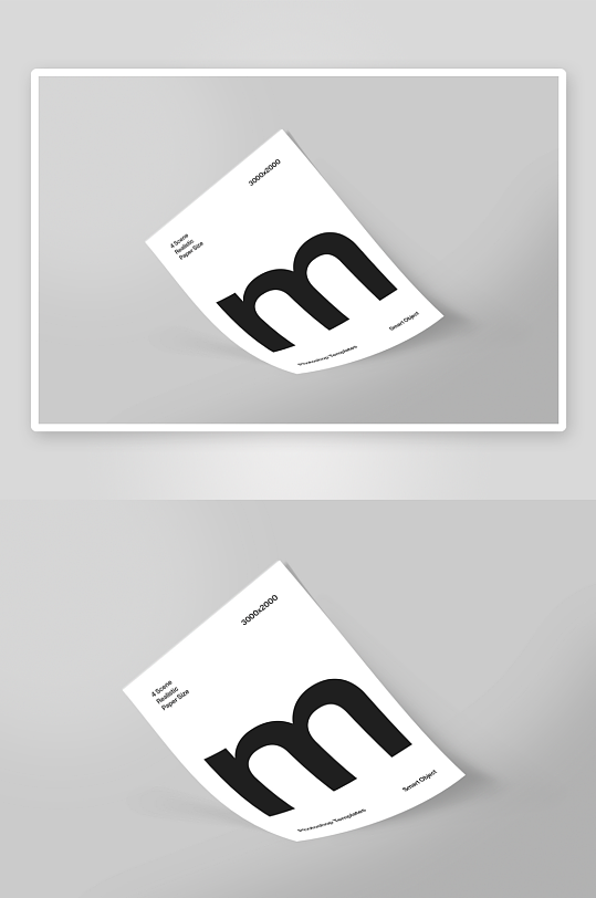 广告传单样机mockup分层素材-众图网