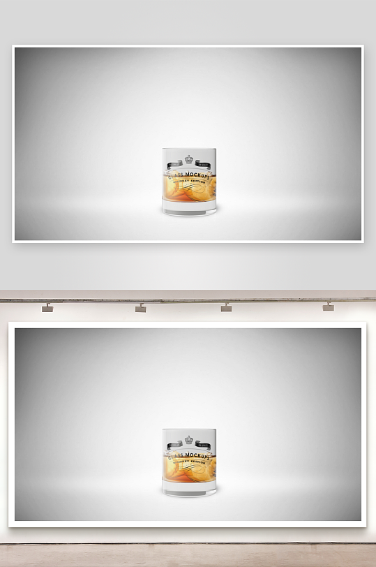 威士忌酒杯样机mockup分层素材-众图网