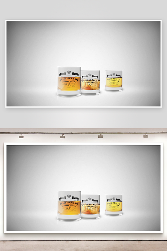 威士忌酒杯样机mockup分层素材-众图网