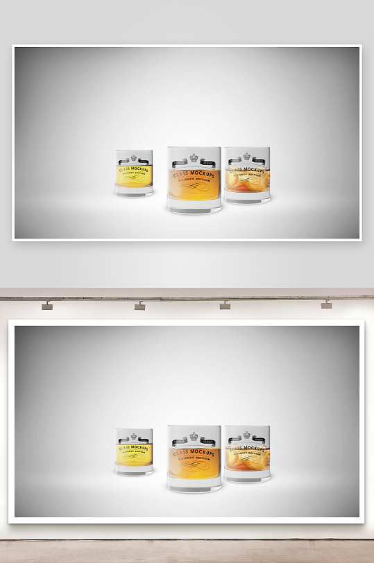 威士忌酒杯样机mockup分层素材-众图网