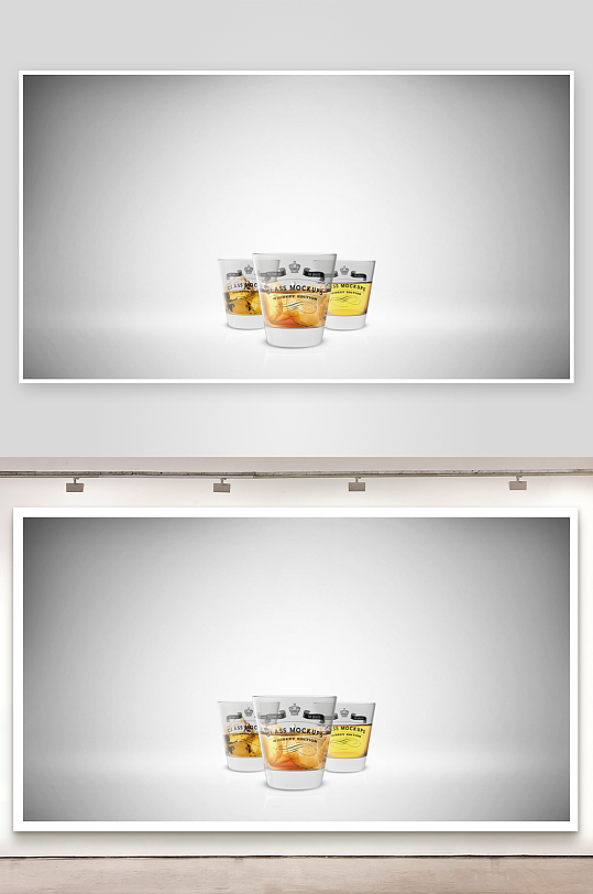 威士忌酒杯样机mockup分层素材-众图网