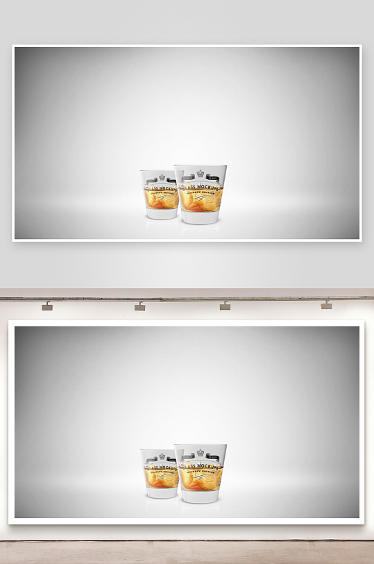 威士忌酒杯样机mockup分层素材-众图网