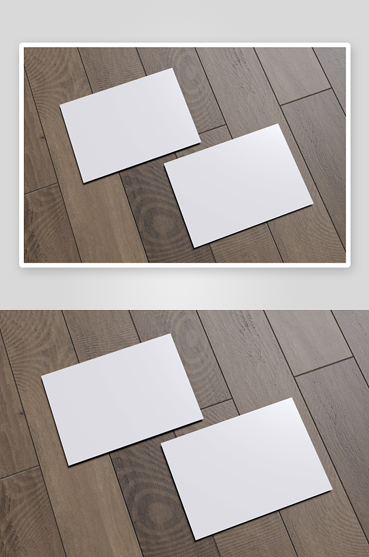 纸张信纸样机mockup分层素材-众图网