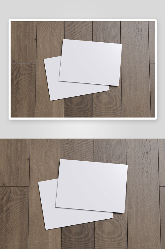 纸张信纸样机mockup分层素材-众图网