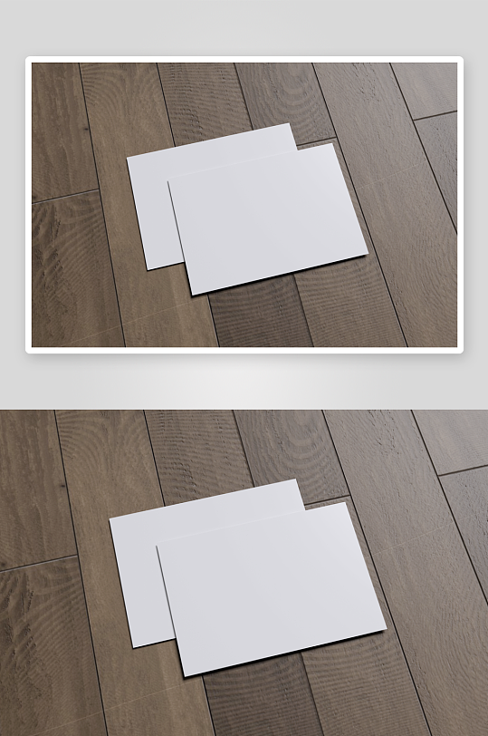 纸张信纸样机mockup分层素材-众图网