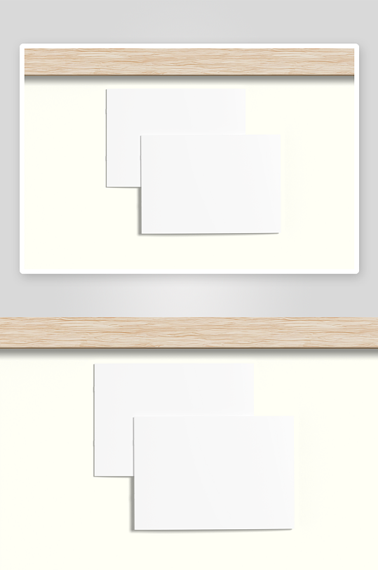 纸张信纸样机mockup分层素材-众图网