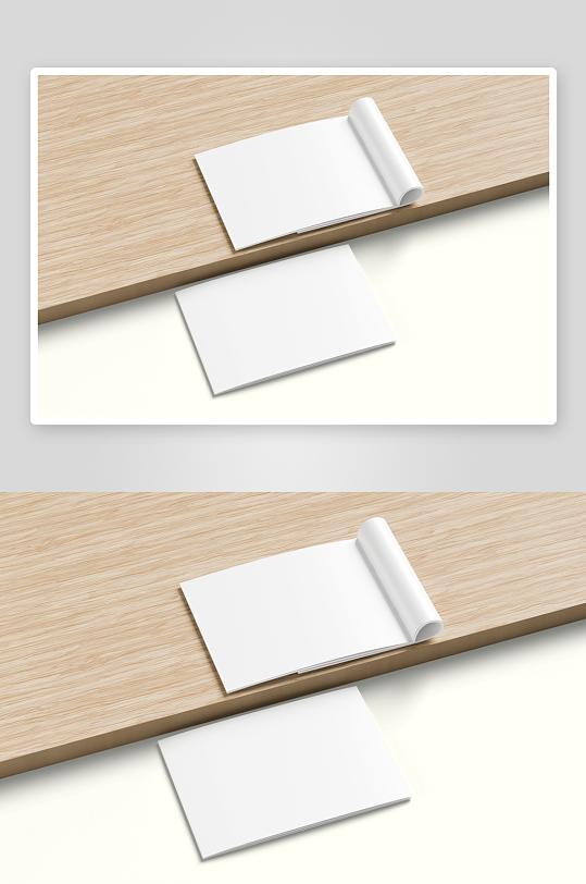 纸张信纸样机mockup分层素材-众图网