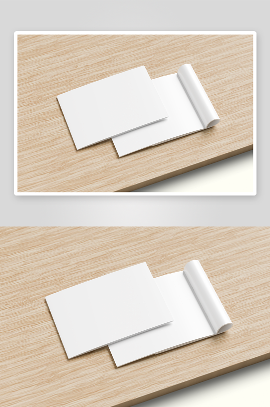 纸张信纸样机mockup分层素材-众图网