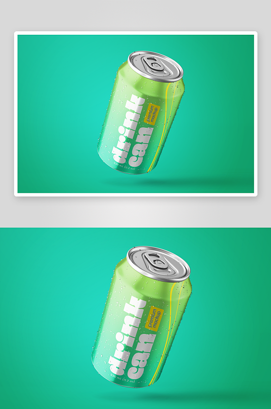 易拉罐样机mockup分层素材-众图网