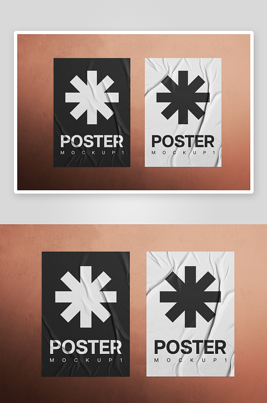 广告传单样机mockup分层素材-众图网