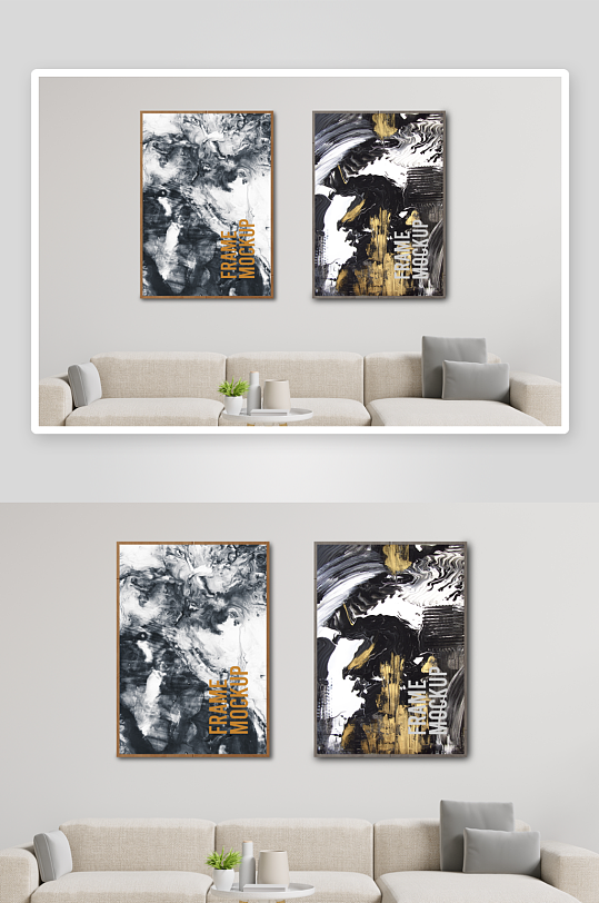 广告传单样机mockup分层素材-众图网