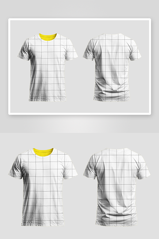 T恤衣服样机mockup分层素材-众图网