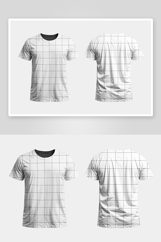 T恤衣服样机mockup分层素材-众图网