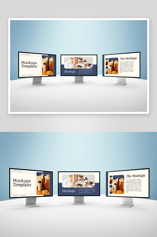 imac电脑样机mockup分层素材-众图网