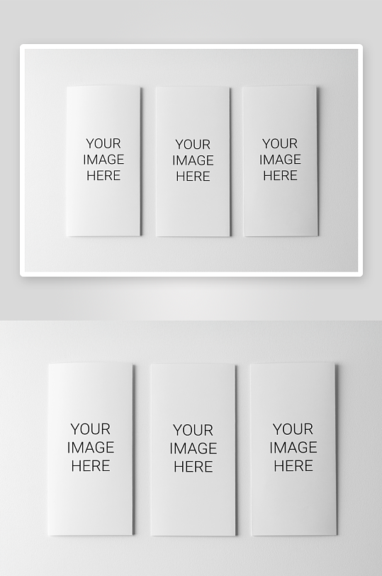 卡片吊牌样机mockup分层素材-众图网