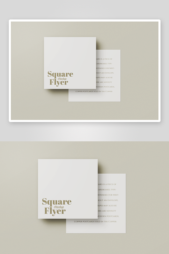 广告传单样机mockup分层素材-众图网