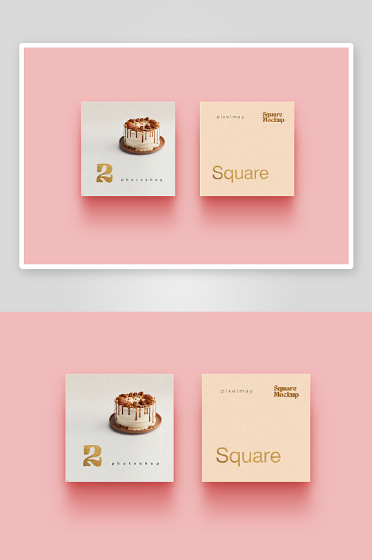 宣传单样机mockup分层素材-众图网