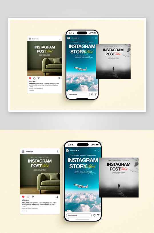 手机样机mockup分层素材-众图网