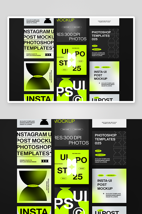 宣传单样机mockup分层素材-众图网