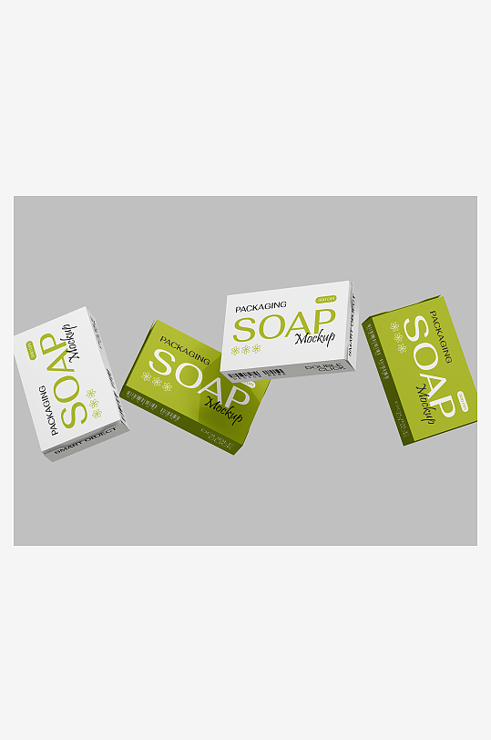 包装盒样机mockup分层素材-众图网