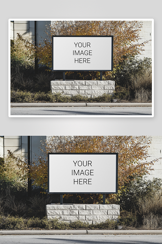 户外广告样机mockup分层素材-众图网
