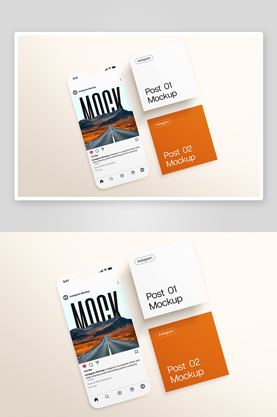 传单样机mockup分层素材-众图网