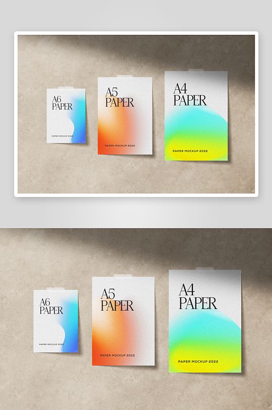 传单样机mockup分层素材-众图网