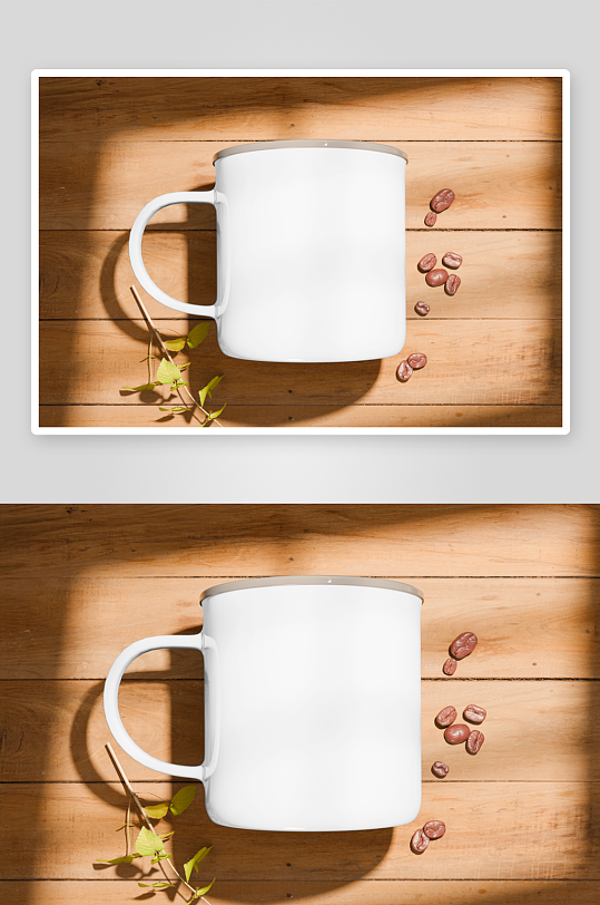 搪瓷缸样机mockup分层素材-众图网