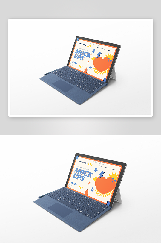 笔记本电脑样机mockup分层素材-众图网